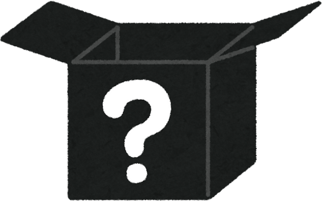 Illustration of an Open Black Box with a Question Mark